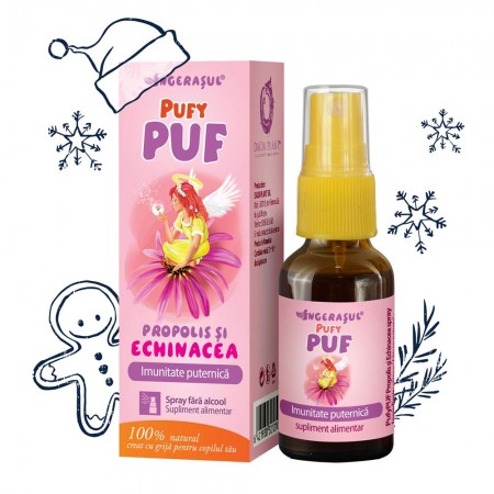 Pufy Puf Propolis si echinacea – spray Ingerasul Dacia Plant – 20 ml Dacia plant Produse apicole